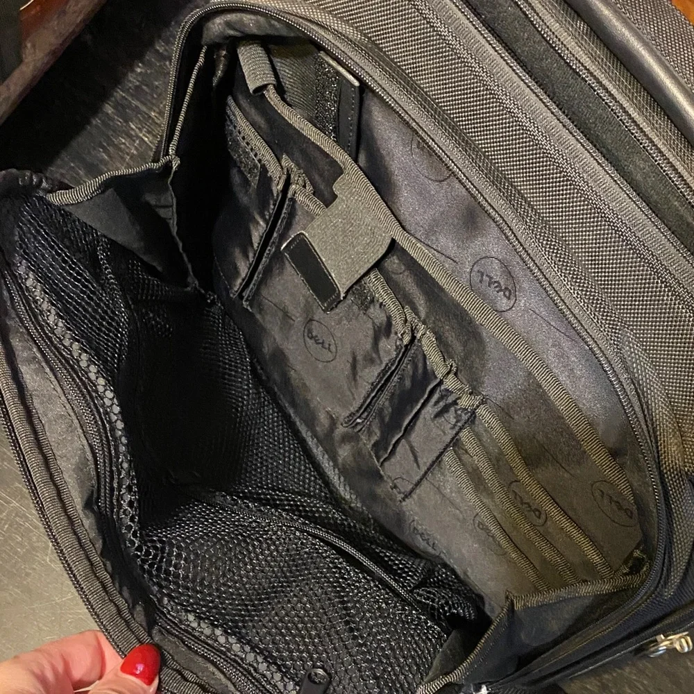 Dell Black Laptop Bag for Men